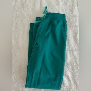 Hunter Green Figs High Waisted Zamora Jogger Pants